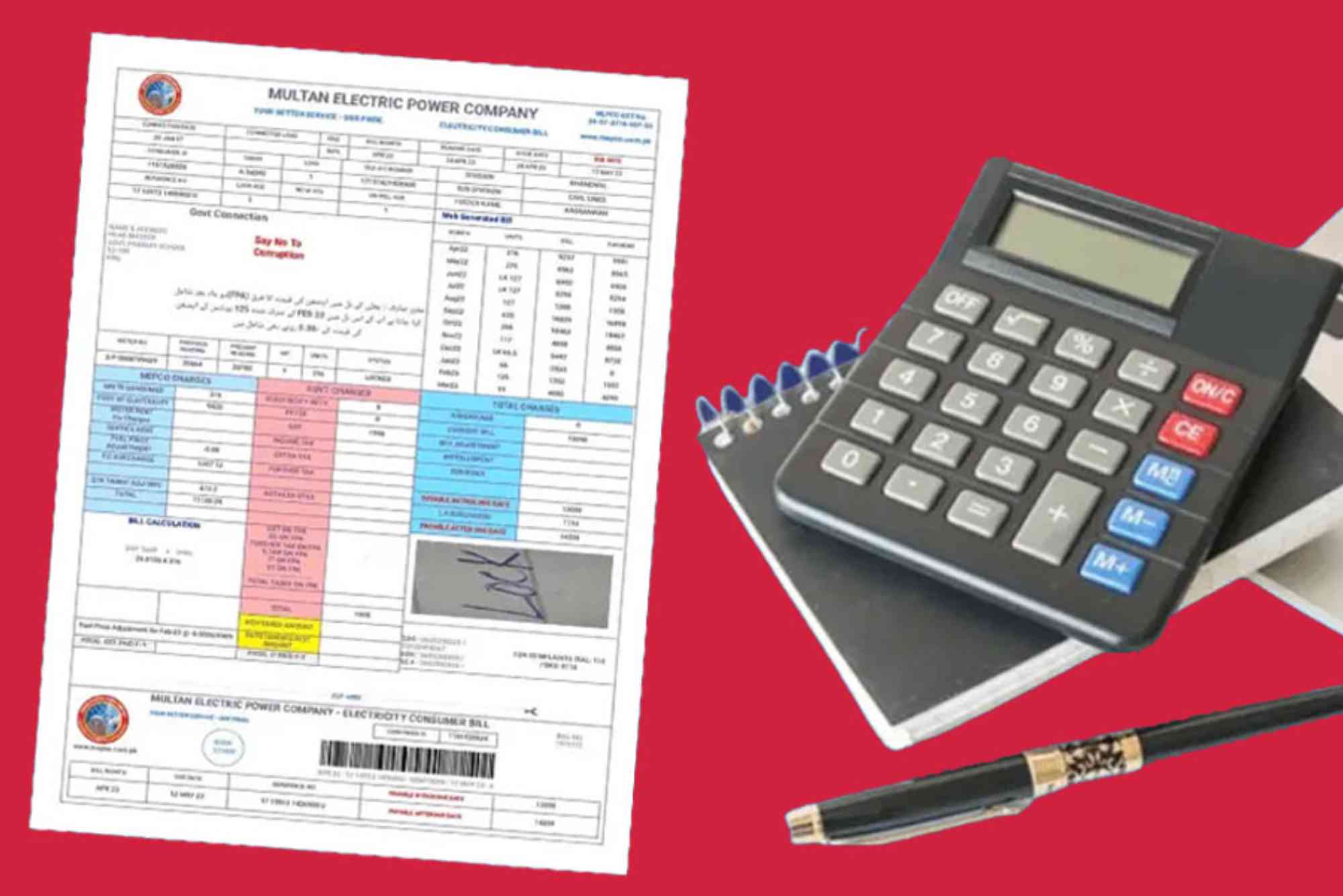 Mepco Previous Bills