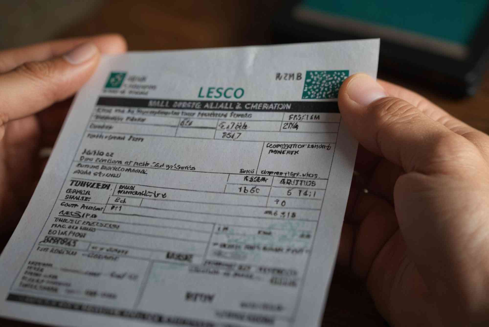 LESCO Bill Customer ID